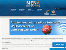 Tablet Screenshot of menacomputers.nl